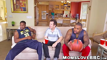 Big Breasted MILF Smashed By Black Basketball Players