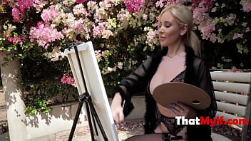 Painting Made Thick MILF Horny