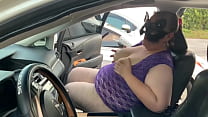 SSBBW Hot Blonde Milf Twerking Big Booty & Playing With Tits Publicly Outside (Black Cock Blowjob In Car) (Car Sex)