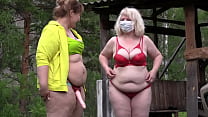 Mature Lesbians With Big Asses Behind The Scenes Outdoors. A Voyeur With A Hidden Camera Watches Them In A Public Park. Chubby Milfs In Sexy Lingerie. Amateur Fetish. PAWG.