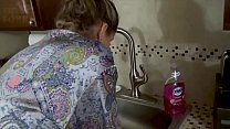 Son Takes Advantage Of Step Mom's Hand Stuck In Sink   Virtual Sex, Older Woman