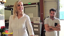 Tall French MILF With Big Natural Tits Gets Ass Fucked Hard In A Warehouse