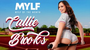 MYLF Of The Month   Callie Brooks Provides A Sneak Peek Into Her Sex Life And Rides A Lucky Cock