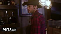 Concept: Country Milf With Big Tits Christie Stevens Rides Hunk Cowboy In The Saloon   Mylf Labs
